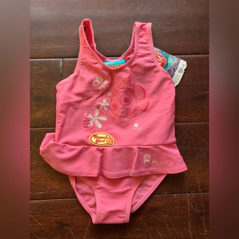 Finding Nemo Pink Bathing Suit 18mo